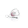 Rrip Flexi Glam Splash Pink, për qen, i bardhë, 3 m / 12 kg