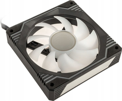 Ventilatorë PC Kolink Umbra X, 120mm, ARGB PWM, set trefish, të zinj