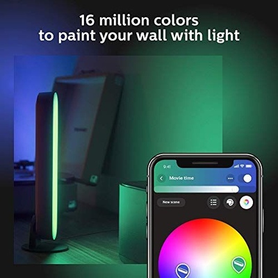 Lampë tavoline Philips Hue Play, 6W, RGB, e zezë
