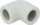 Bërsenë këndi 45° Sigma Li PP-R K4563, diametër 63mm, gri