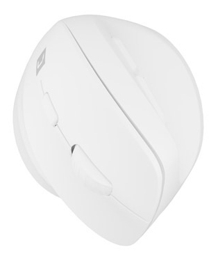 Maus vertikal wireless Natec Crake 2, Bluetooth 5.2, 2400 DPI, i bardhë