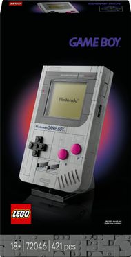 Set ndërtimi Nintendo Game Boy, koleksion për të rritur, retro, gri