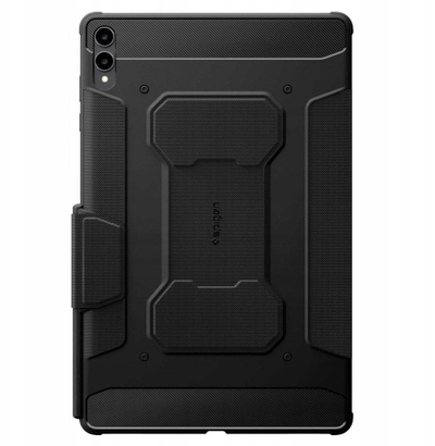 Mbulesë tablet Spigen Rugged Armor Pro për Samsung Galaxy Tab 2025 Ultra, folio, e zezë