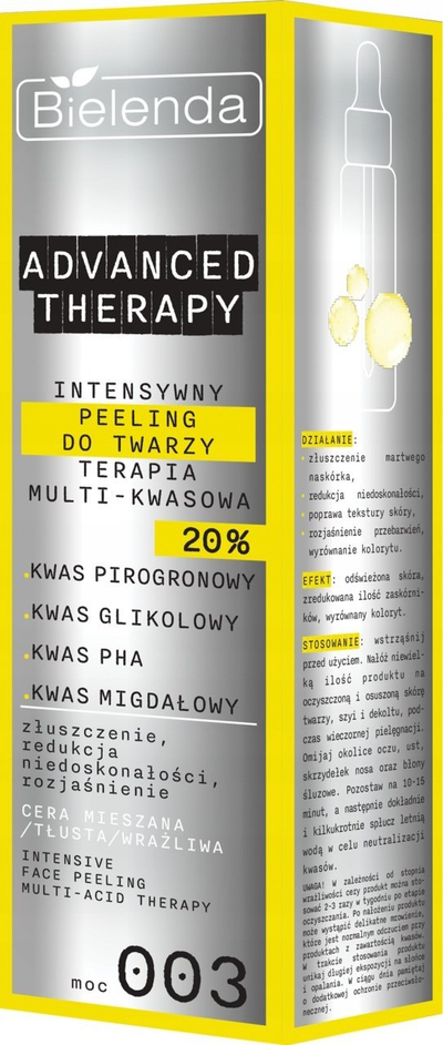 Peeling fytyre Bielenda Advanced Therapy 003, terapi multi-acid 20%, 30 ml