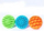 Сет сензорни играчки Fat Brain Toys Sensory Rollers, 3 парчиња, силикон, шарени