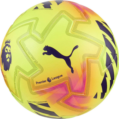 Top futbolli Puma Premier League Orbita Ultimate PL Light, nr. 5, i lehtë, verdhë fluo