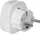 Adapter udhëtimi Savio AP-01, prizë US në prizë EU, i bardhë