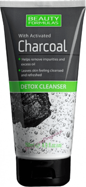 Гел за миење лице Beauty Formulas Charcoal Detox, 150ml