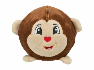 Lodër pelushi për qen Trixie Round Monkey, formë majmuni, material i butë, shumëngjyrëshe