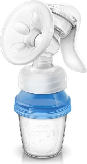 Pompa gjiri Philips Avent SCF330 Comfort, manuale, me 3 gota, transparente