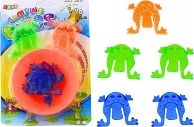 Loja me bretkosa Jumping Frogs Skill Game, me tas me ngjyra, për fëmijë 3+