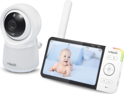 Бебифон Втек RM-5754HD, екран 5\", видео, бел