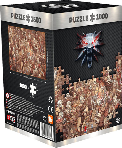 Puzzle Good Loot The Witcher 3 Wild Hunt Birthday, 1000 copa, 68 x 48 cm, me shumë ngjyra