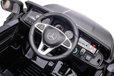 Makine elektrike për kalamoj Mercedes X 350d 4Matic 4x4, 2x12V, me telekomandë, e zezë me llak