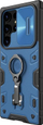 Këllëf telefoni Nillkin CamShield Armor Pro për Samsung Galaxy S23 Ultra, mbrojtje kamere, unazë mbajtëse që rrotullohet 360°, blu me të zezë