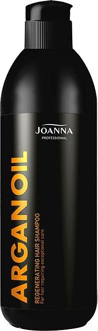 Shampo flokësh Joanna Professional Argan Oil, për rikthim flokësh, 500 ml, e zezë