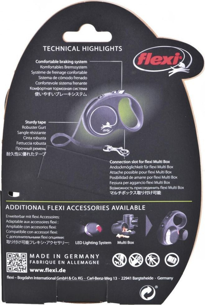 Rrip FLEXI Black Design S, 5 m, rozë