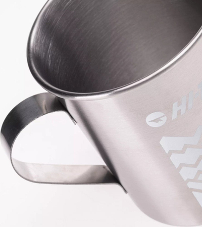Termos udhëtimi FUGGI Mug, 400ml, çelik inox, gri