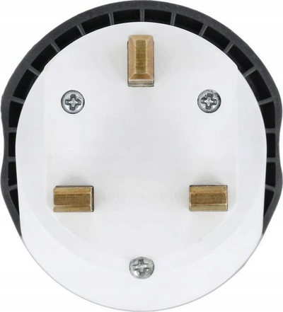 Adapter udhëtimi Blue Star GO TO UK, Type G, 13A, i bardhë