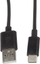 Кабел USB-C во USB-A 2.0, 1.8 m, црн