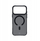 Mbështjellës telefoni 3MK MagCase Smoke Matt për iPhone 17 Pro, kompatibil me MagSafe, i zi mat