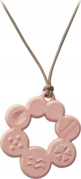 Varëse për dhëmbëzim Mochi Handy Charm, bioplastikë, për foshnja dhe kalamaj, shumëngjyrëshe