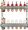 Manifold ngrohjeje Ferro Inox SN-RZP05S, 1\", 5 qarqe