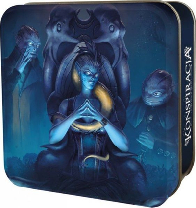 Lojë me letra Rebel Conspiracy Abyss Universe, strategji, për 2–4 lojtarë, me kopertinë blu