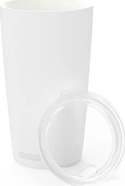 Termos për kafe SIGG Neso Pure Ceram, 0.4L, çelik inox, i bardhë