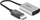 Adapter AV Lindy DP 1.4 në HDMI, me kabllo të shkurtër, i zi