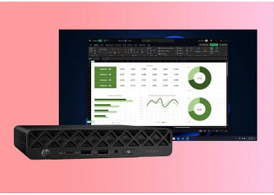Kompjuter mini HP ProDesk 4 Mini G1i AI, Ultra 5 235T, 16GB RAM, 512GB SSD