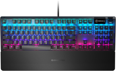 Tastierë SteelSeries Apex 5, SteelSeries Hybrid Blue, US, e zezë