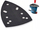 Pllakë rërimi Bosch 2608601445, 100x150mm, Hook and Loop, e zezë