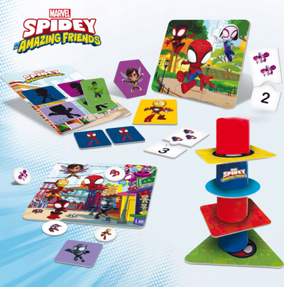 Lojëra edukative Spidey Educational Games Collection, set me aktivitete, 2+