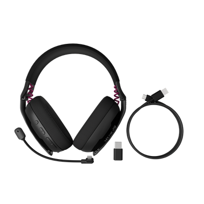 Kufje gaming Genesis Fury Fukya F6, Bluetooth, pa tela, over ear, me mikrofon, të zeza
