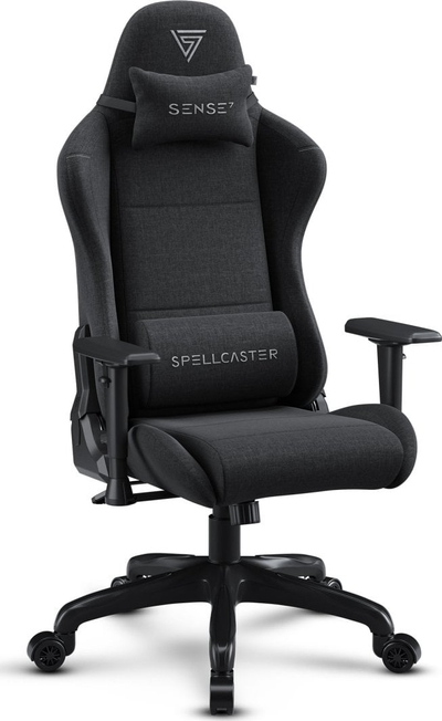Karrige SENSE7 Spellcaster FUKU, material, e zezë