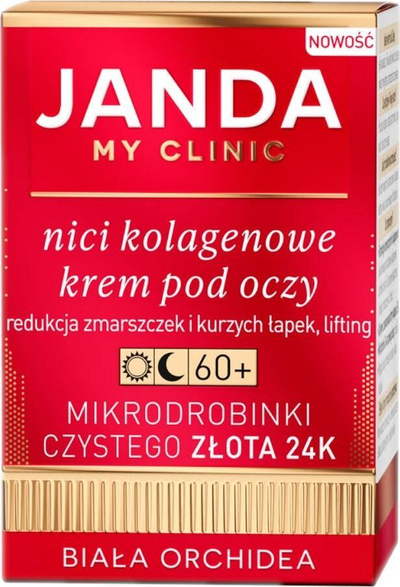 Крем за очи Јанда My Clinic Collagen Threads 60+, 24K злато, 15 ml
