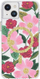 Mbulesë telefoni Rifle Paper MagSafe për iPhone 14 Plus, transparente, Rose Garden me ar