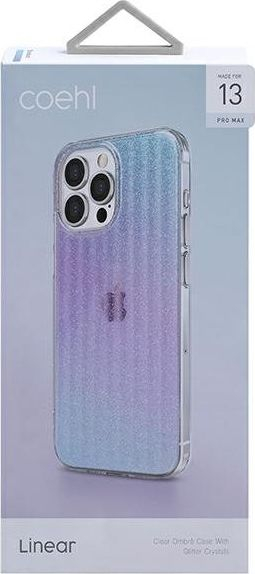Mbrojtëse telefoni Uniq Coehl Linear, për iPhone 13 Pro Max, dizajn stardust, transparente