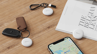 Gjetës Bluetooth Mili LiTag Find My Tag, kompatibil me Apple Find My, paketim 2 copë, i zi