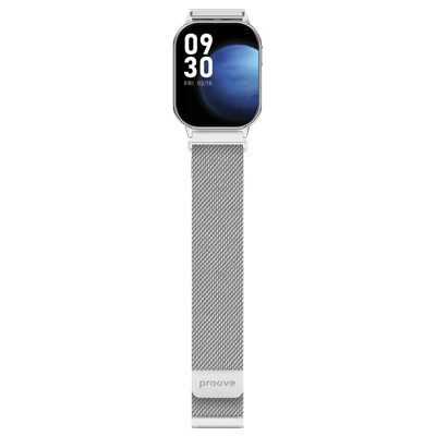 Orë inteligjente Proove Elysium, 2.04" AMOLED, ngjyra silver glossy