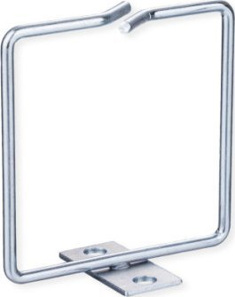 Kapak kabllosh Roline Cable Eyelet, 80 x 80 mm, metalik, hyrje kabllosh frontale
