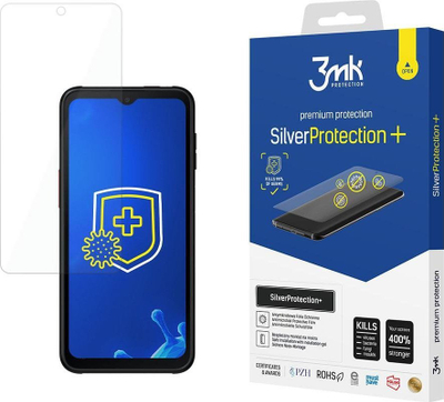 Folie mbrojtëse 3mk SilverProtection+, për Samsung Galaxy XCover 6 Pro, antibakteriale, transparente