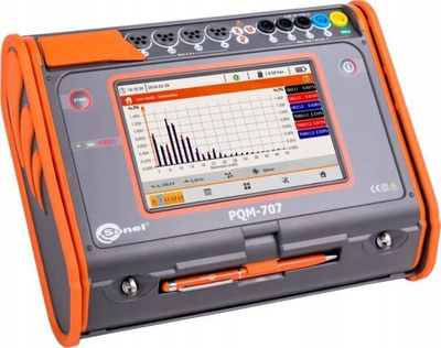 Analizues cilësie energjie Sonel PQM-707, profesional, portativ, portokalli