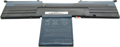 Bateri laptopi Mitsu për Acer Aspire S3, 3000mAh, e zezë