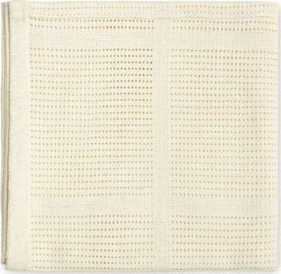 Batanije për bebe Sensillo Natural Lulu, pambuk 100%, 95x95cm, krem
