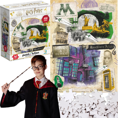 Puzzle DODO Hard M Harry Potter Ministry of Magic dhe Knockturn Alley, 450 copa, shumëngjyrësh