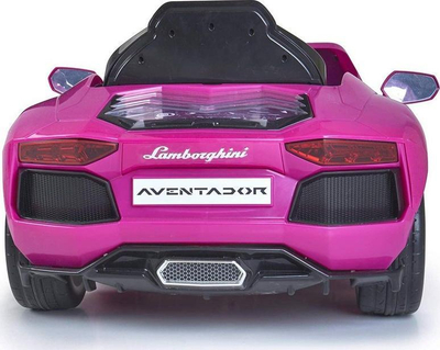 Makinë elektrike për kalamaj Feber Lamborghini Aventador, 6V, me telekomandë, rozë