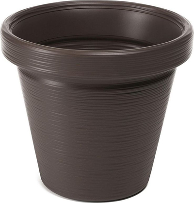 Vazo lulesh Agawa Chisel Fi390 Lamela, plastike, rezistente ndaj ngricës, ngjyrë mocha