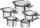 Set tenxheresh Zwilling Simplify 66870-005-0, 5 pjesë, çelik inox, argjendtë